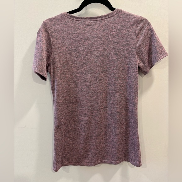 Nike Women's Heathered Pink Short Sleeve Tee - Picture 2 of 3